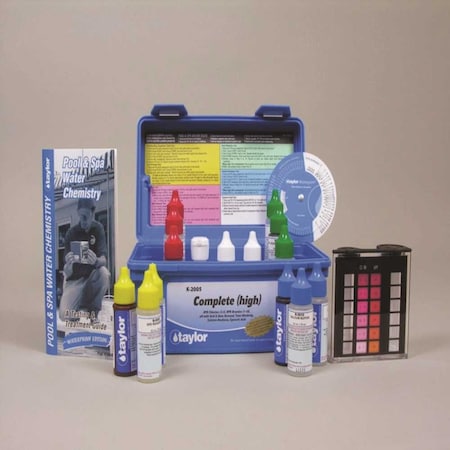 Taylor K-2005 Complete Test Kit Shock stabilizer Free Chlorine Water Hardness PH TAY-45-1147